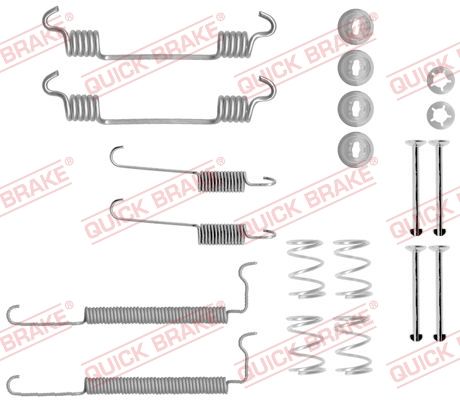 QUICK BRAKE Комплектующие, тормозная колодка 105-0710